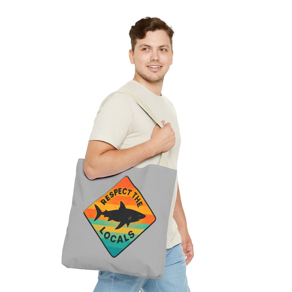 Respect the Locals Tote – Shark Edition