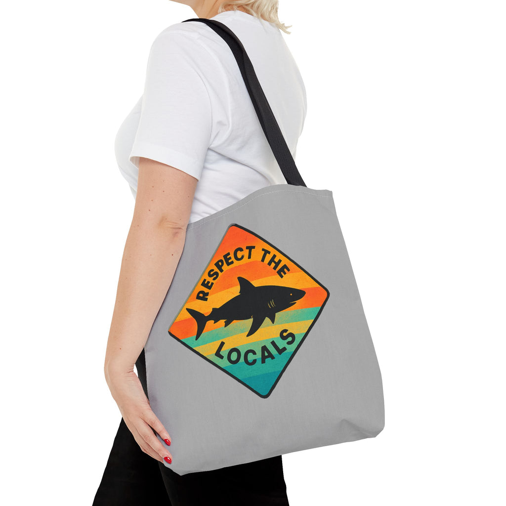 Respect the Locals Tote – Shark Edition