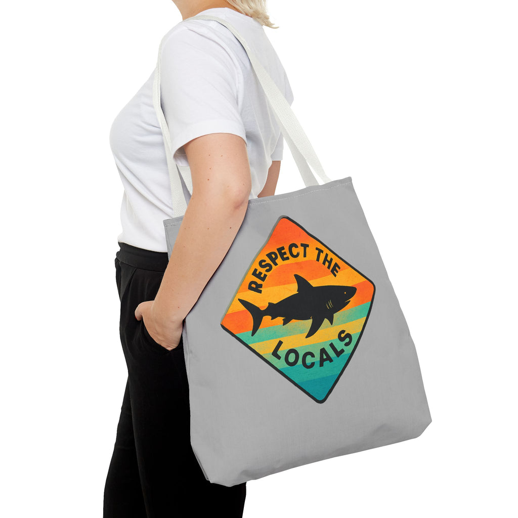 Respect the Locals Tote – Shark Edition