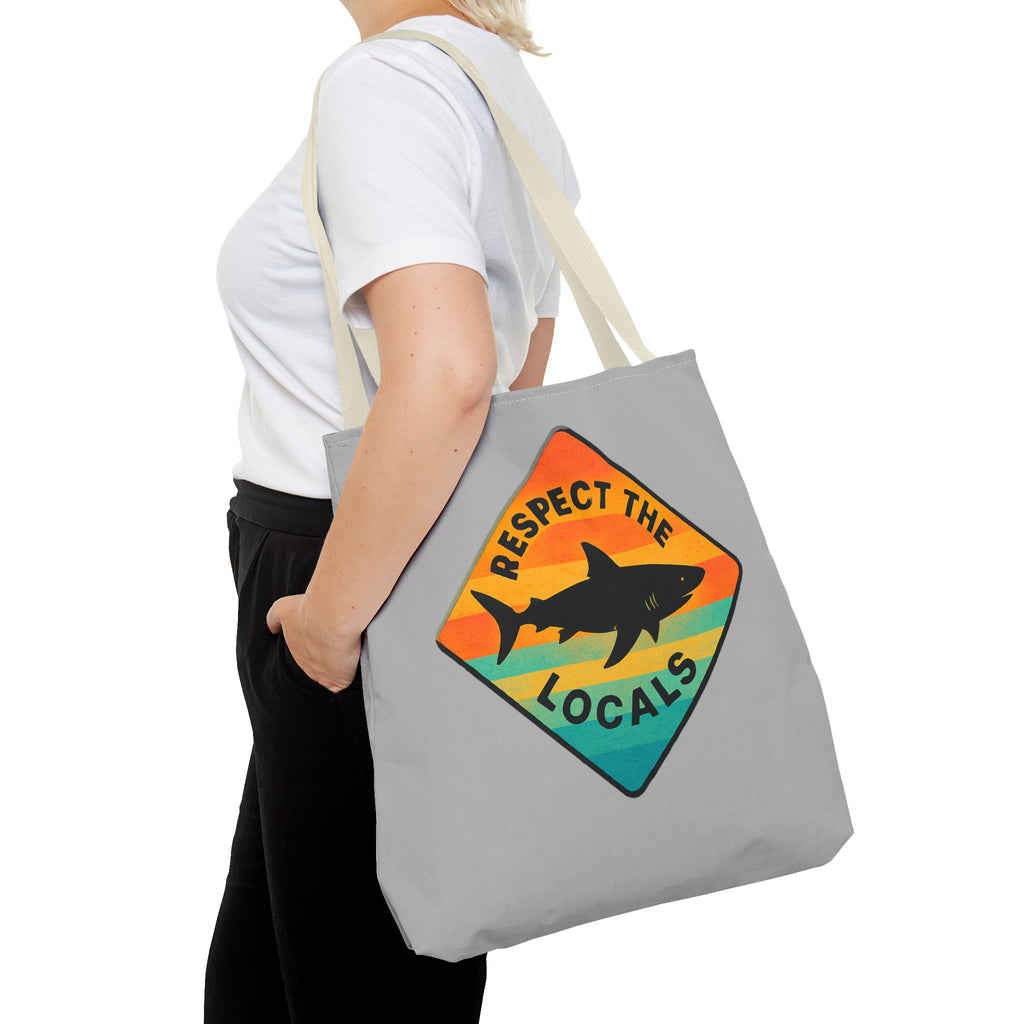 Respect the Locals Tote – Shark Edition