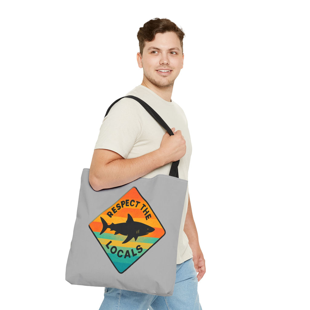 Respect the Locals Tote – Shark Edition
