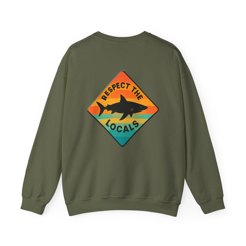 Respect the Locals – Shark Sweatshirt