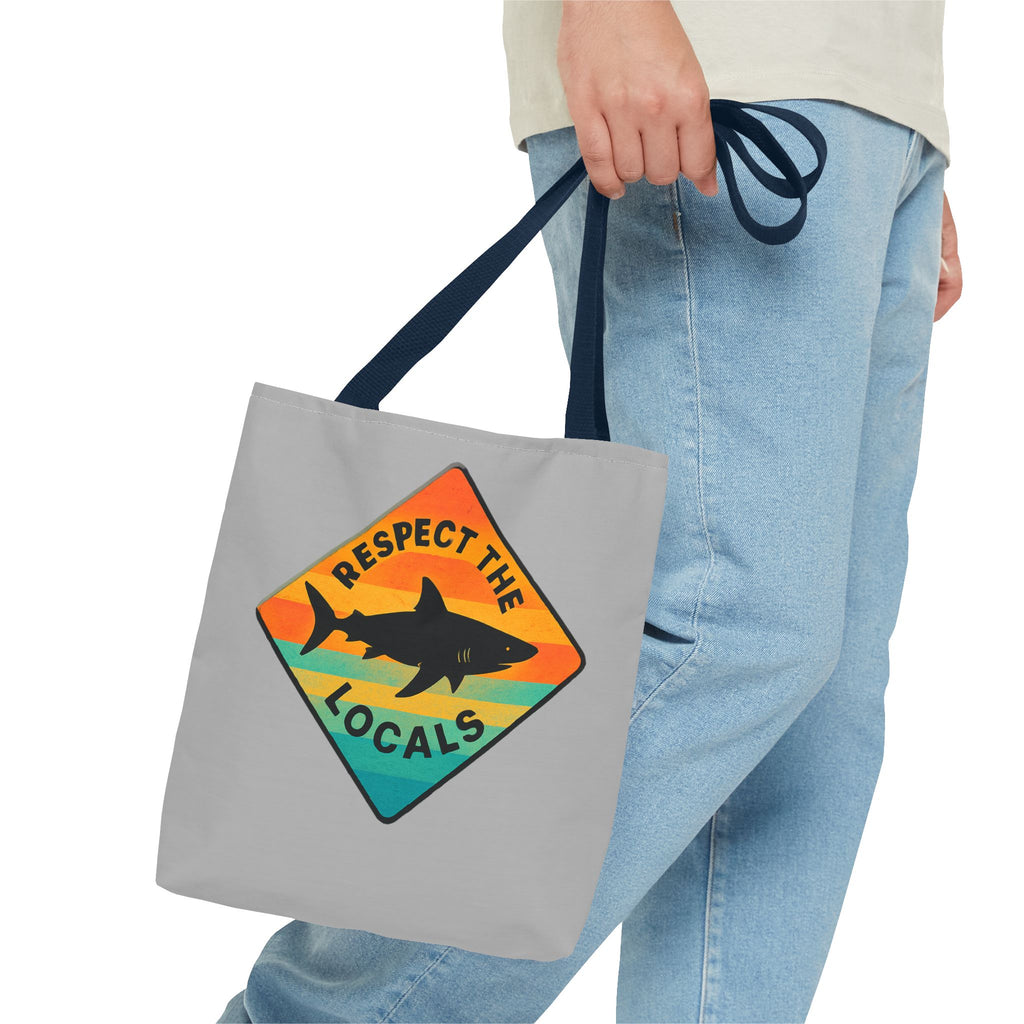 Respect the Locals Tote – Shark Edition