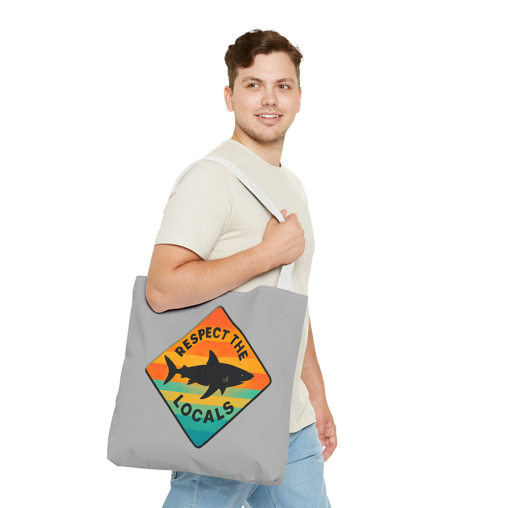 Respect the Locals Tote – Shark Edition