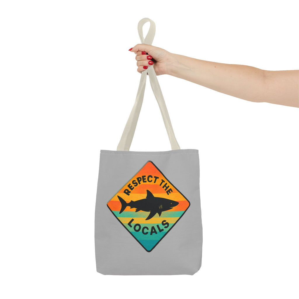 Respect the Locals Tote – Shark Edition