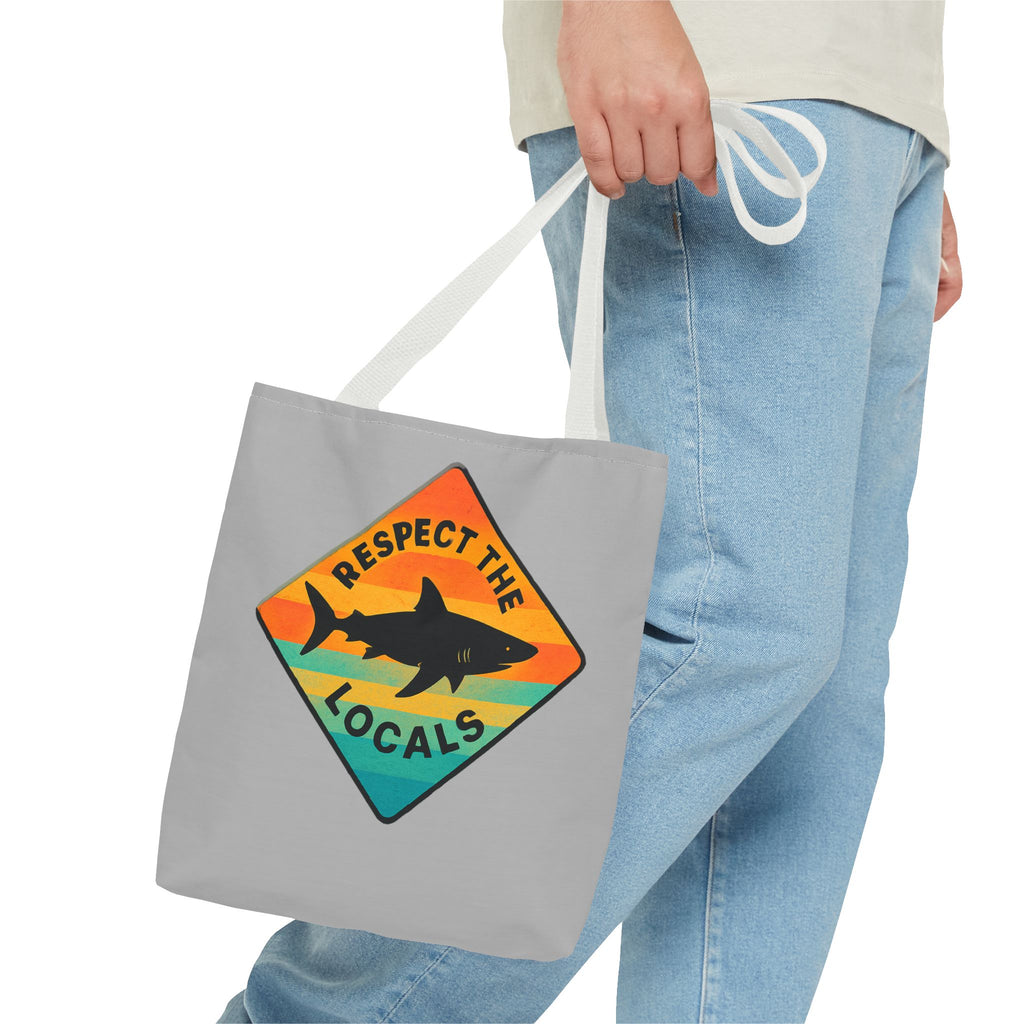 Respect the Locals Tote – Shark Edition