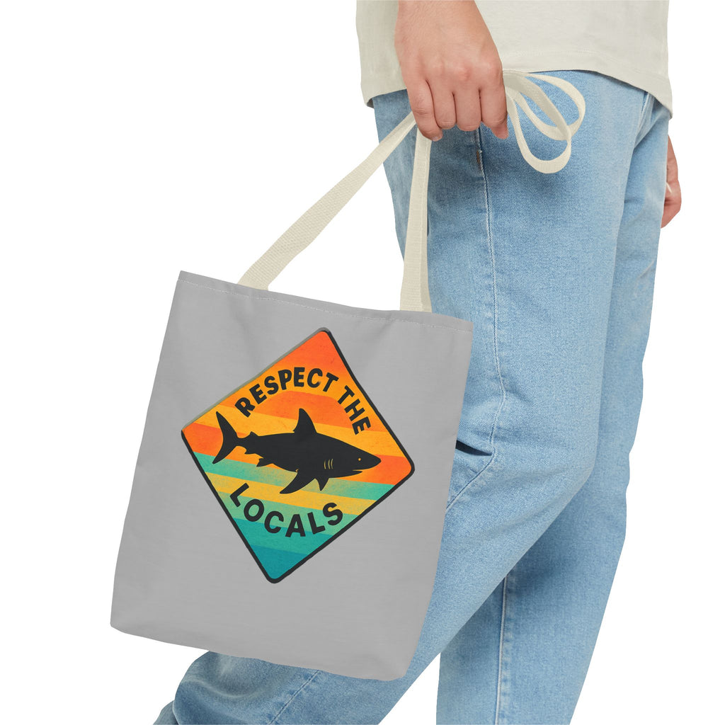Respect the Locals Tote – Shark Edition
