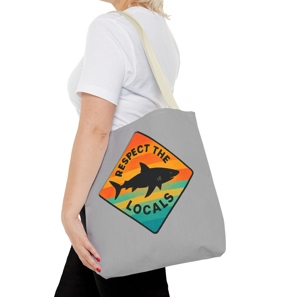 Respect the Locals Tote – Shark Edition