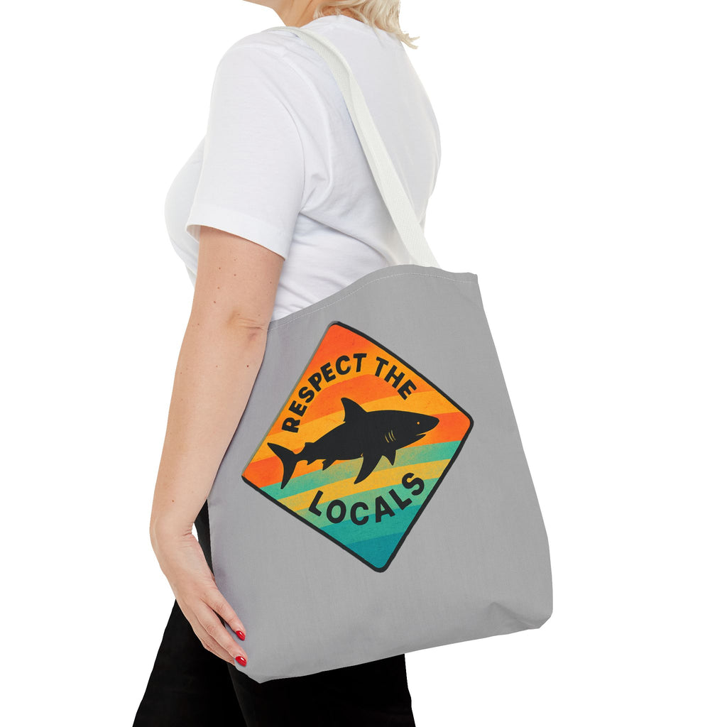 Respect the Locals Tote – Shark Edition
