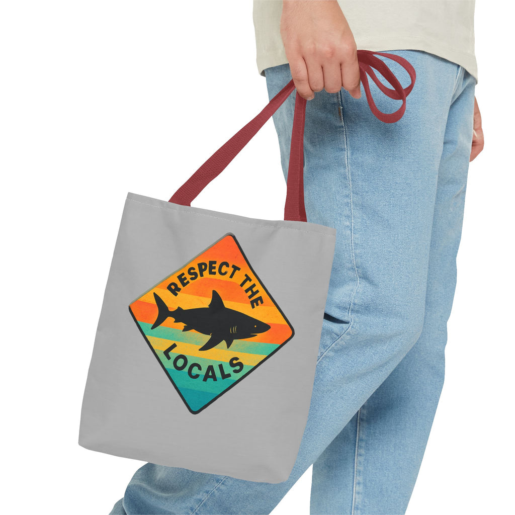 Respect the Locals Tote – Shark Edition