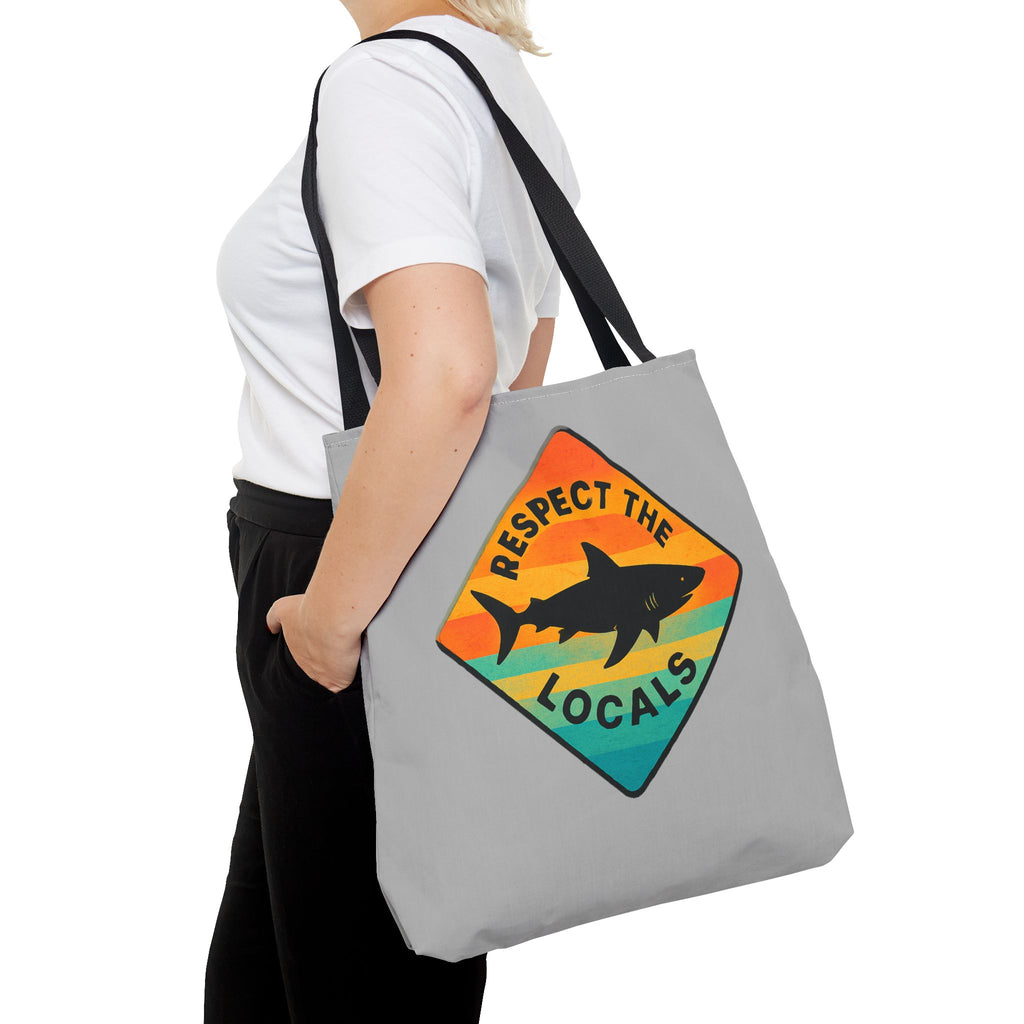 Respect the Locals Tote – Shark Edition
